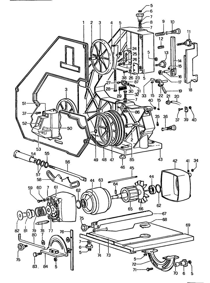 BD330-----B  BANDSAW  Type 1