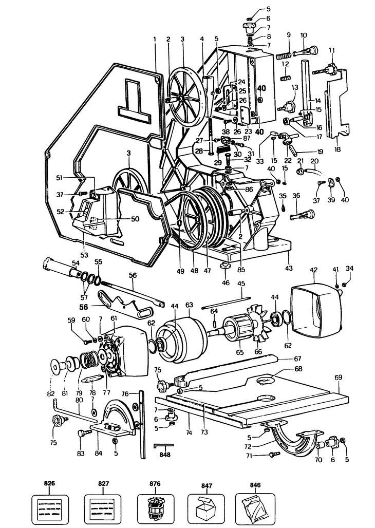 BD339-----A  BANDSAW  Type 1
