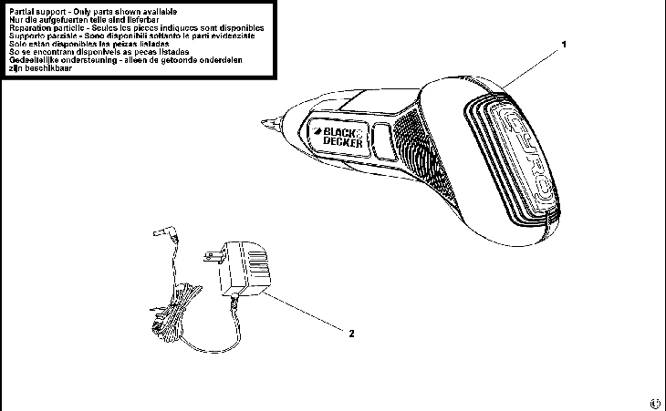 BDCS36G  SCREWDRIVER  Type 1