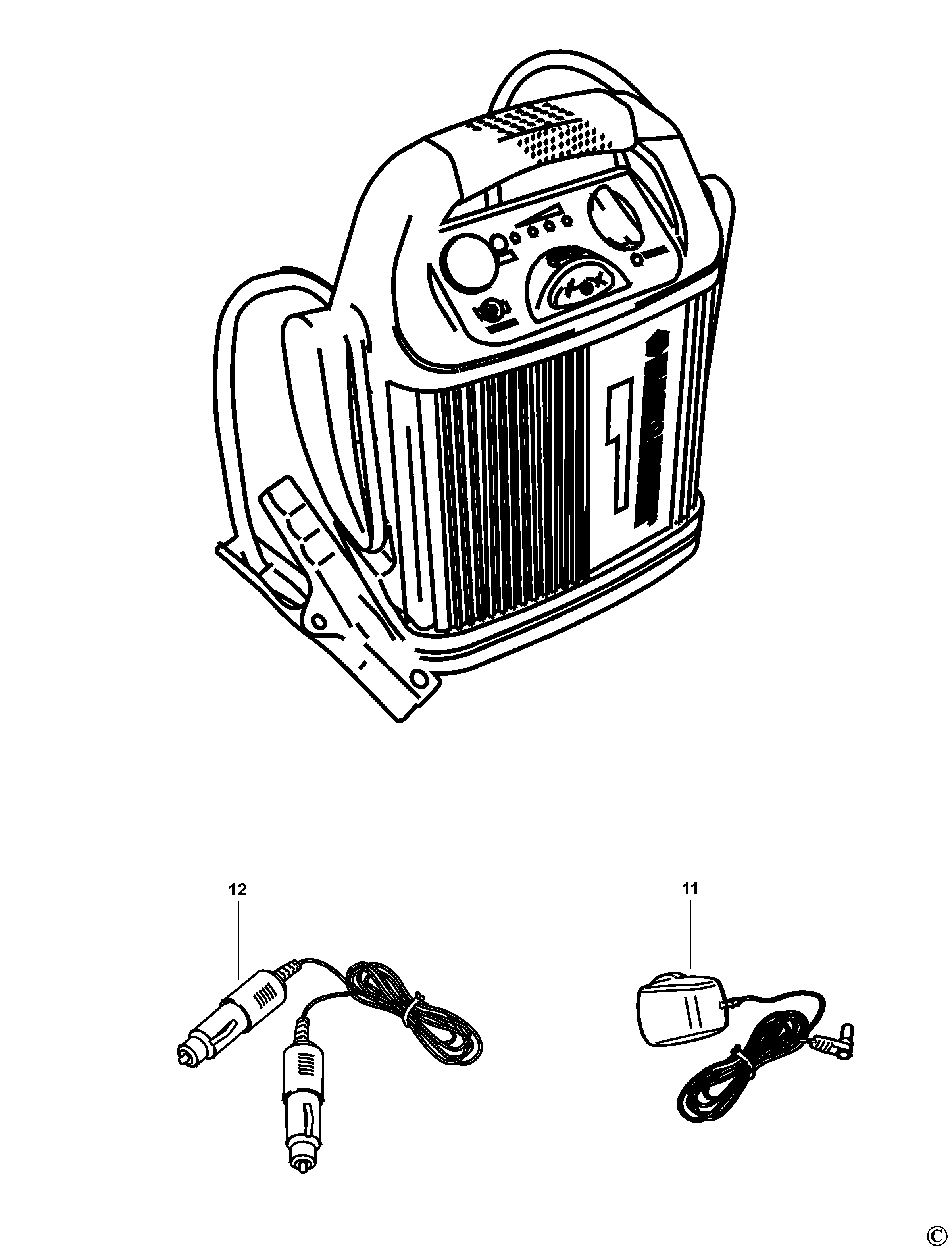 REDERESOR  DE PORNIRE AUTO BLACK+DECKER BDV012 Type 2