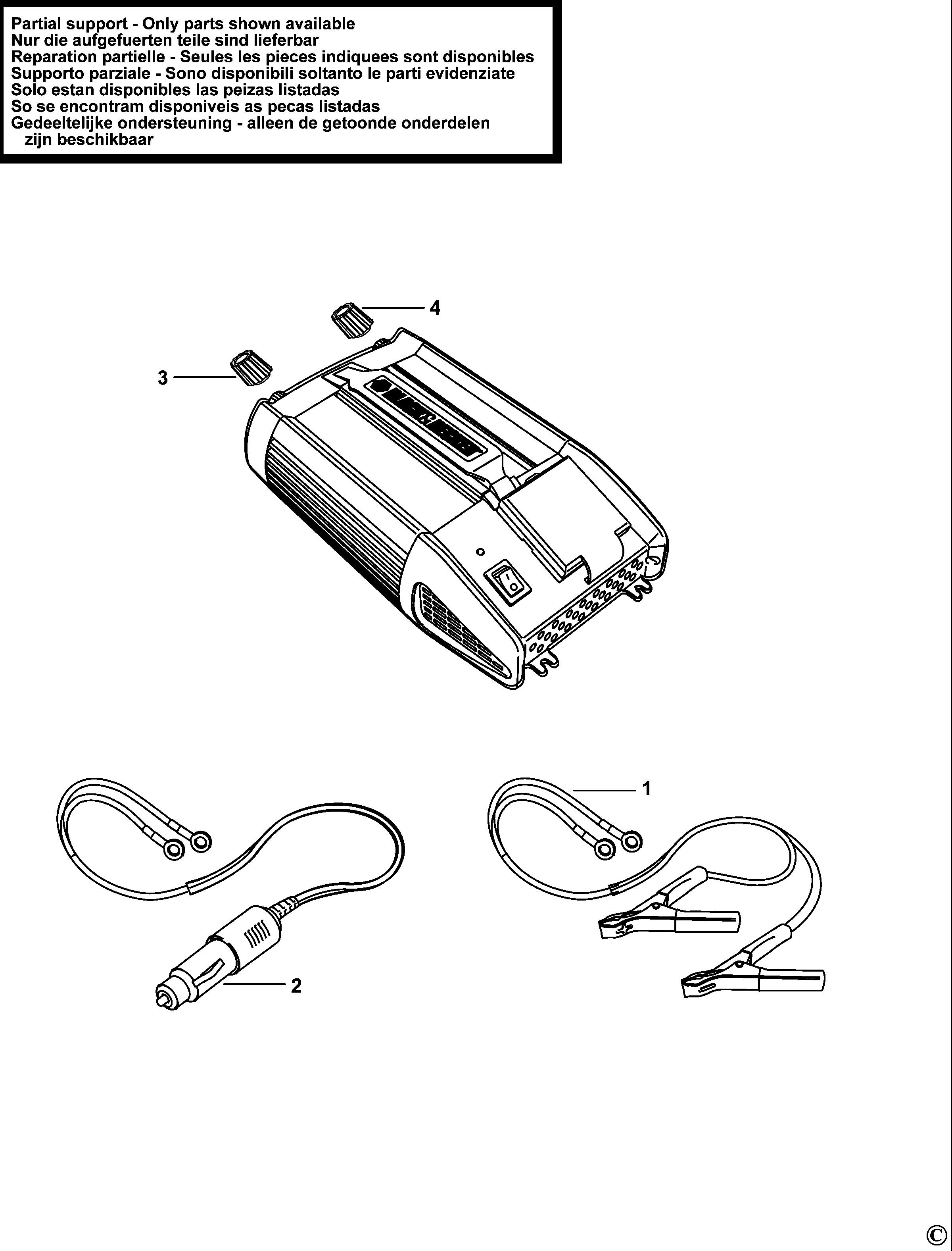 INVERTOR DE PUTERE BLACK+DECKER BDV066 Type 1 - 2