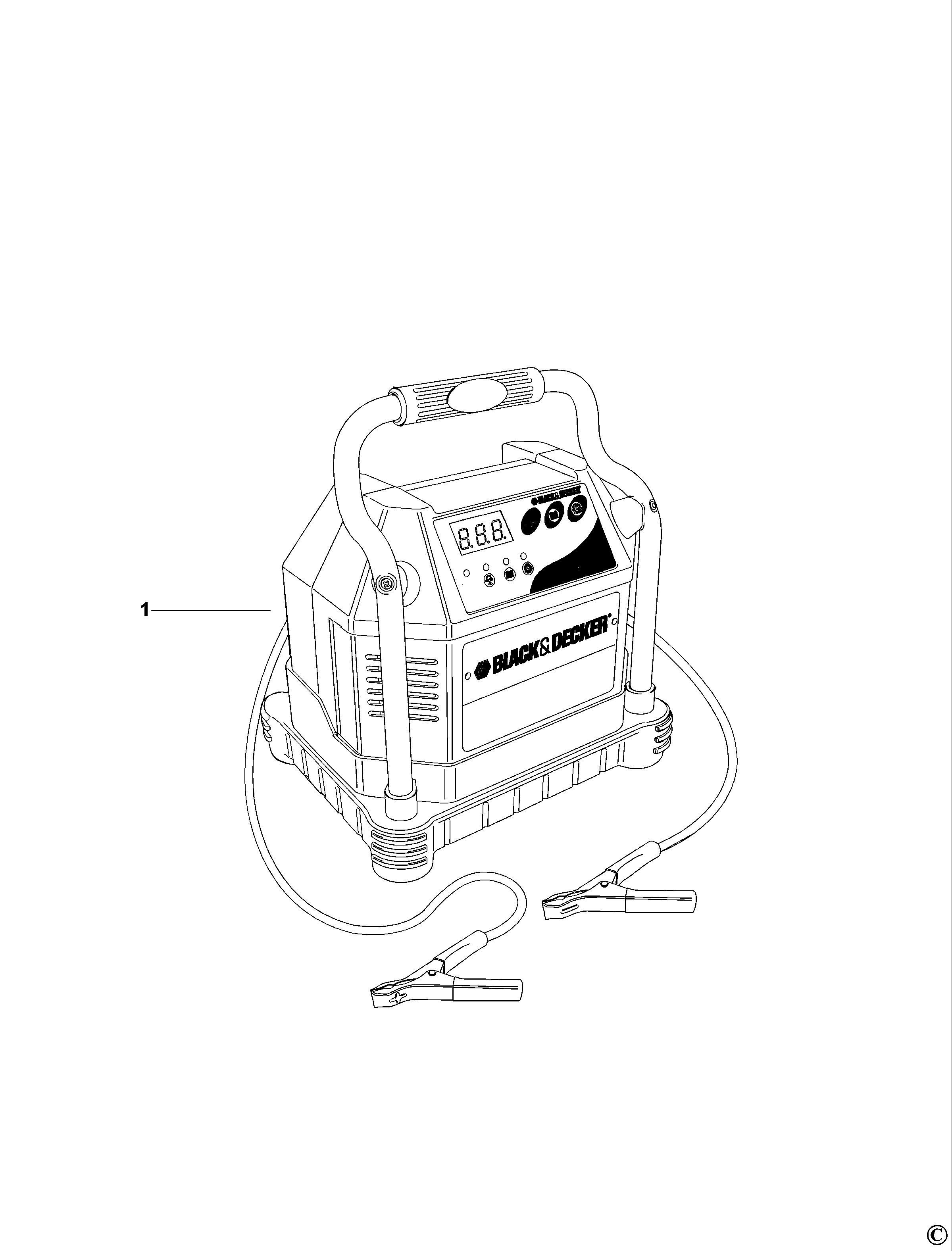 INCARCATOR DE BATERIE BLACK+DECKER BDV1084 Type 2