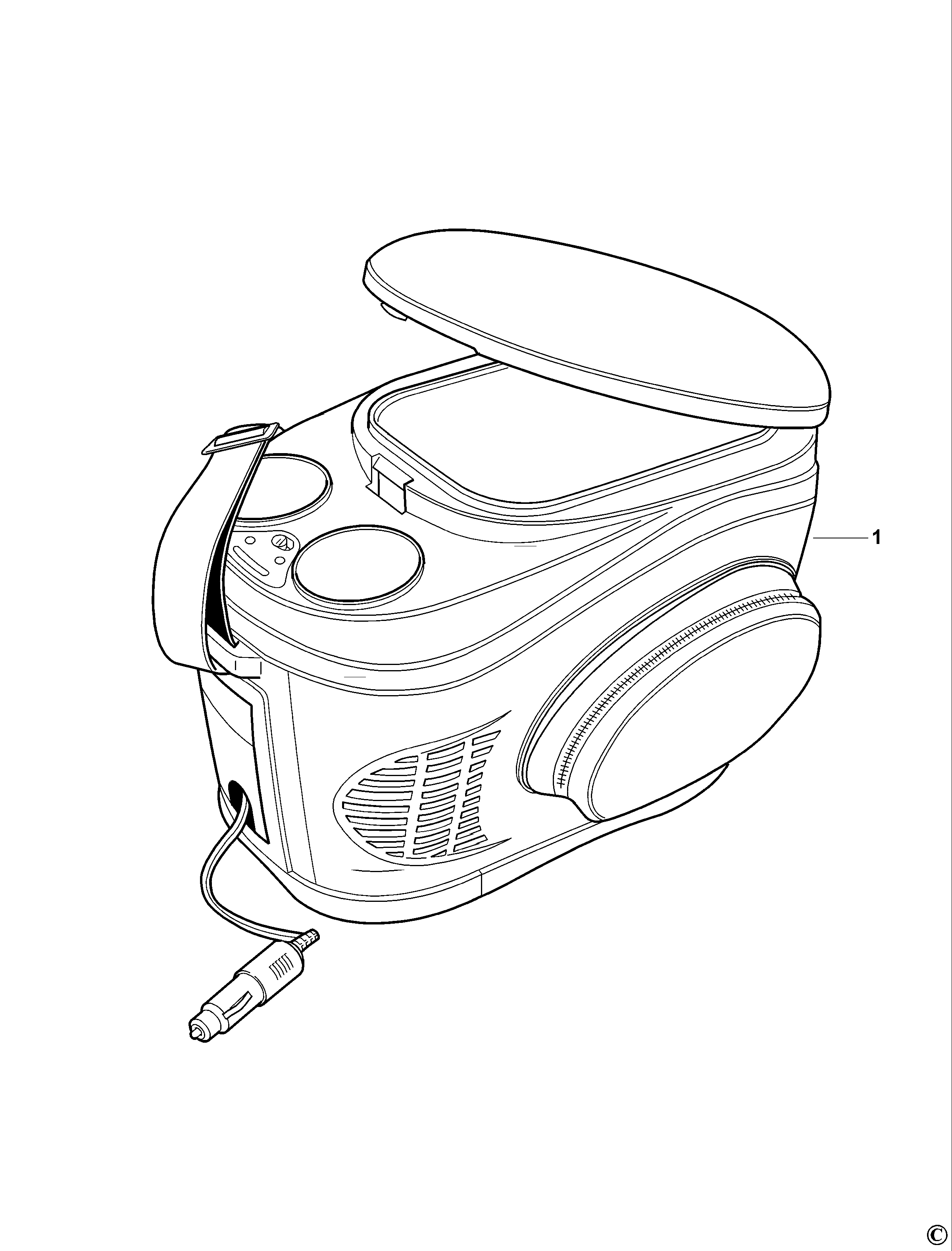 RACITOR/CONGELATOR DE VOIAJ BLACK+DECKER BDV212F Type 1