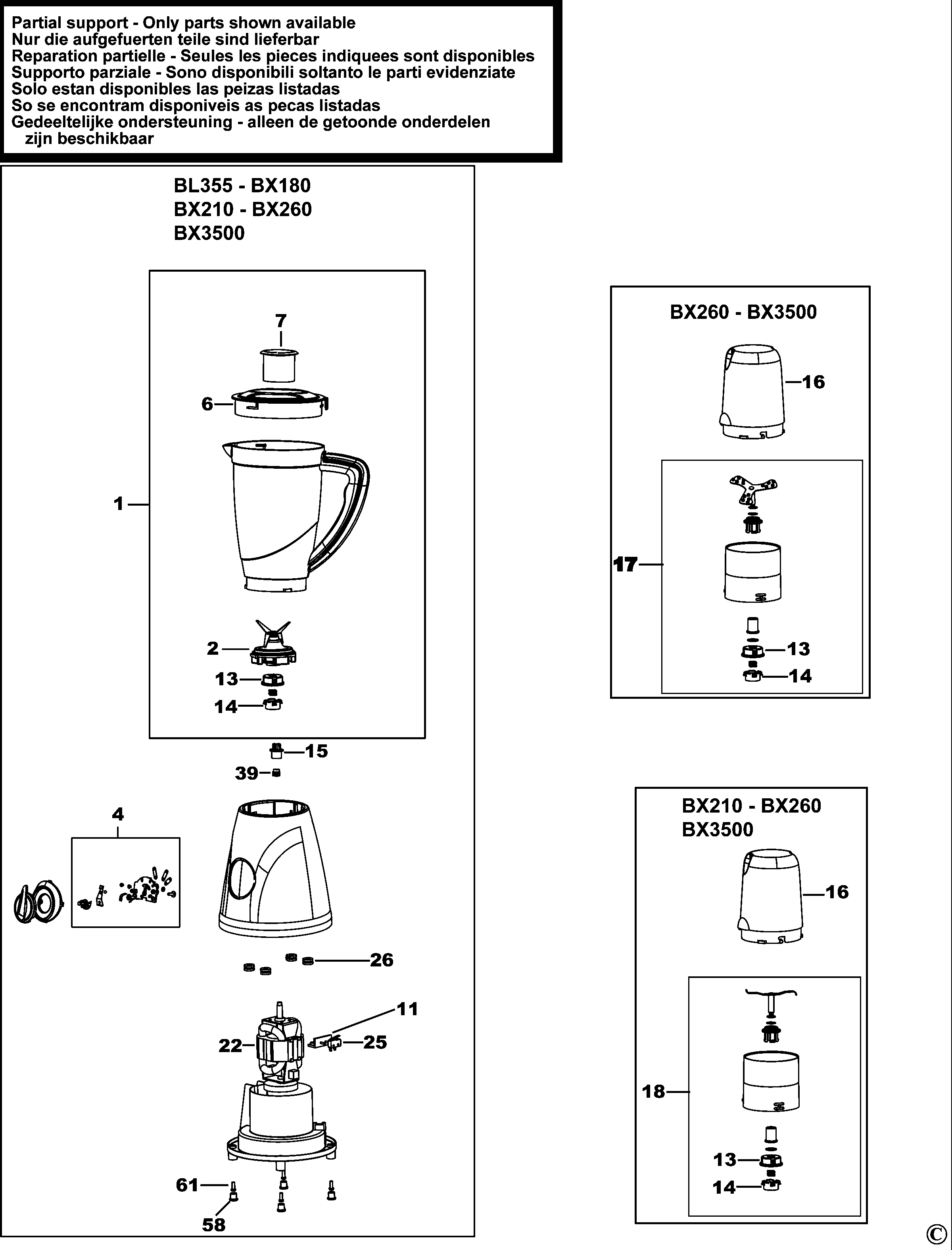 BLENDER BLACK+DECKER BL355 Type 1