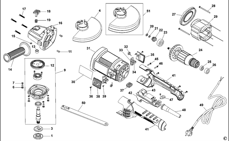 BPGL2209  ANGLE GRINDER  Type 1