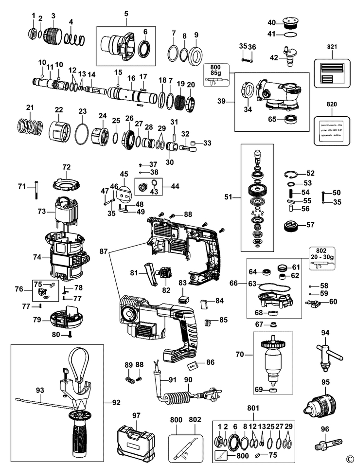 BPHR323K  ROTARY HAMMER  Type 1