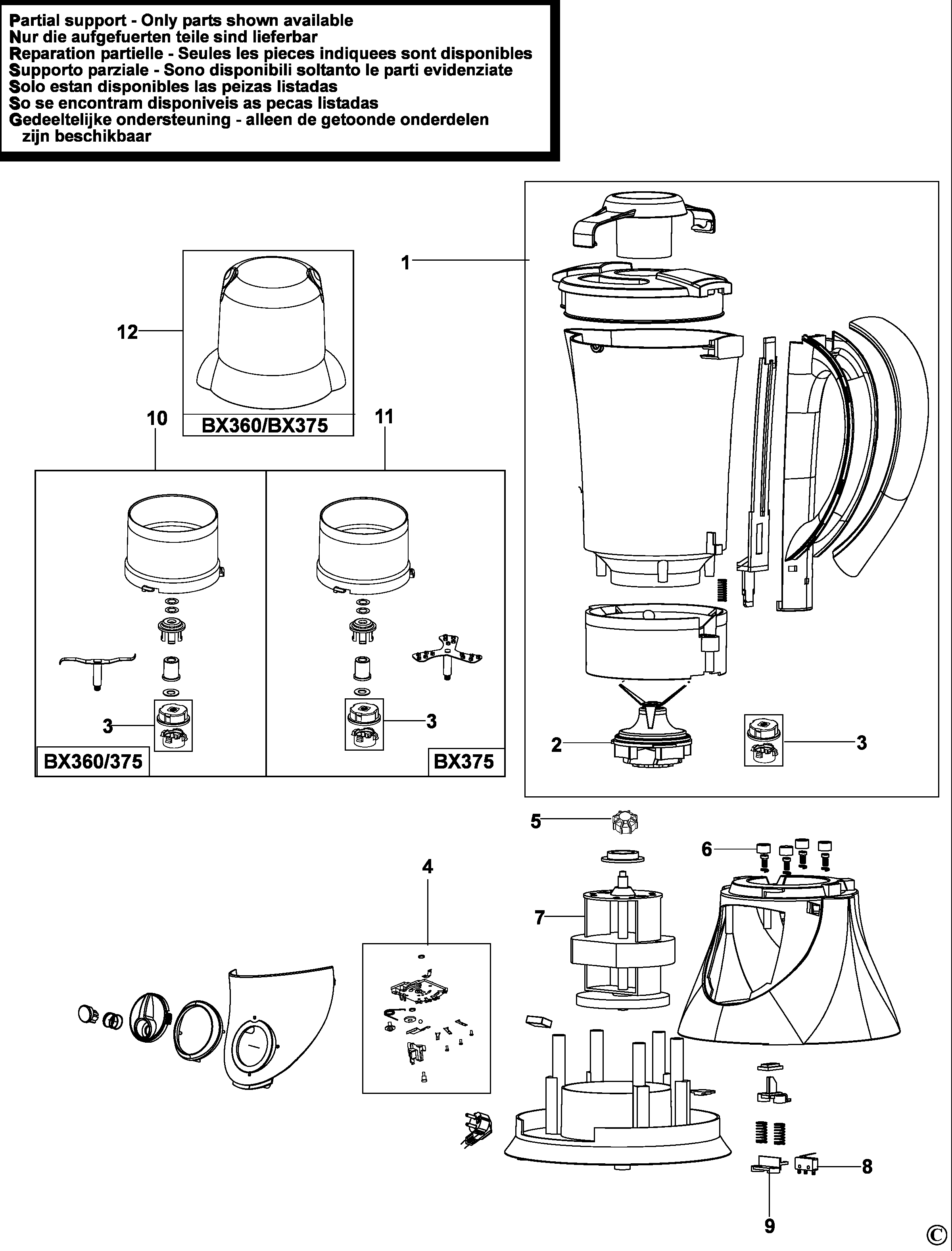 BLENDER BLACK+DECKER BX360 Type 2