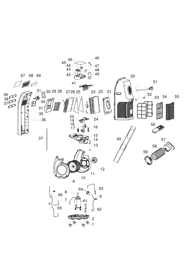 RACITOR / INCALZITOR BLACK+DECKER BXAC12001E Type 1