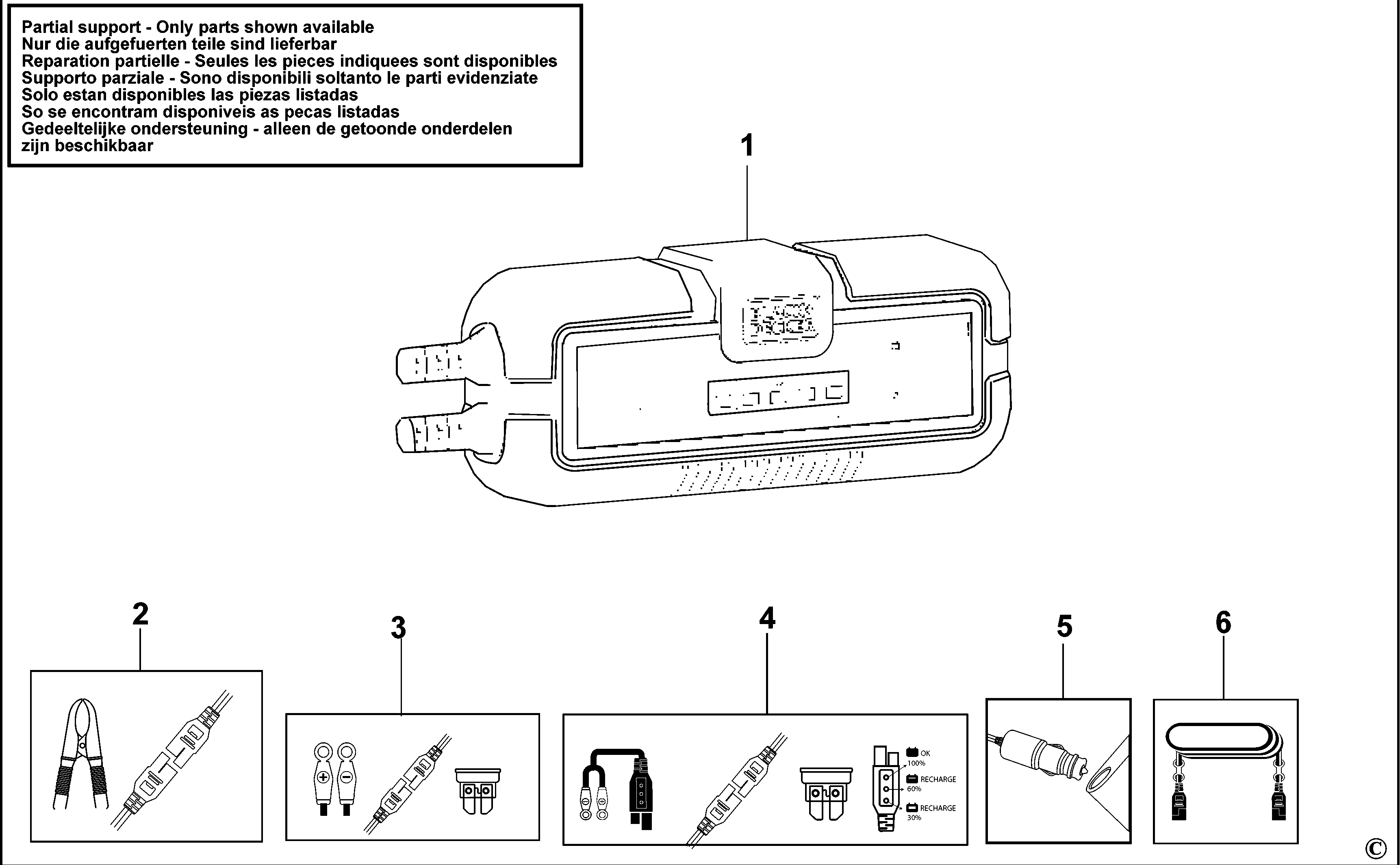 INCARCATOR DE BATERIE BLACK+DECKER BXAE00022 Type 1