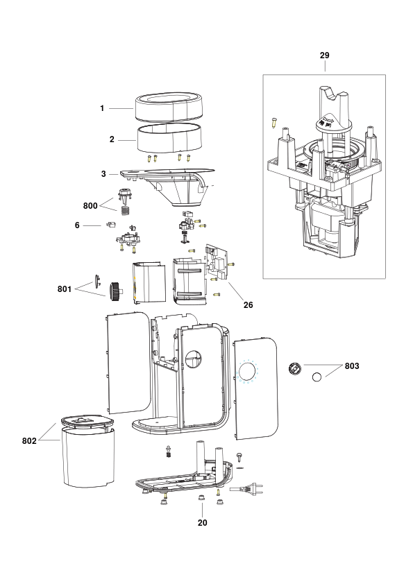 CAFETIERA BLACK+DECKER BXCG151E Type 1