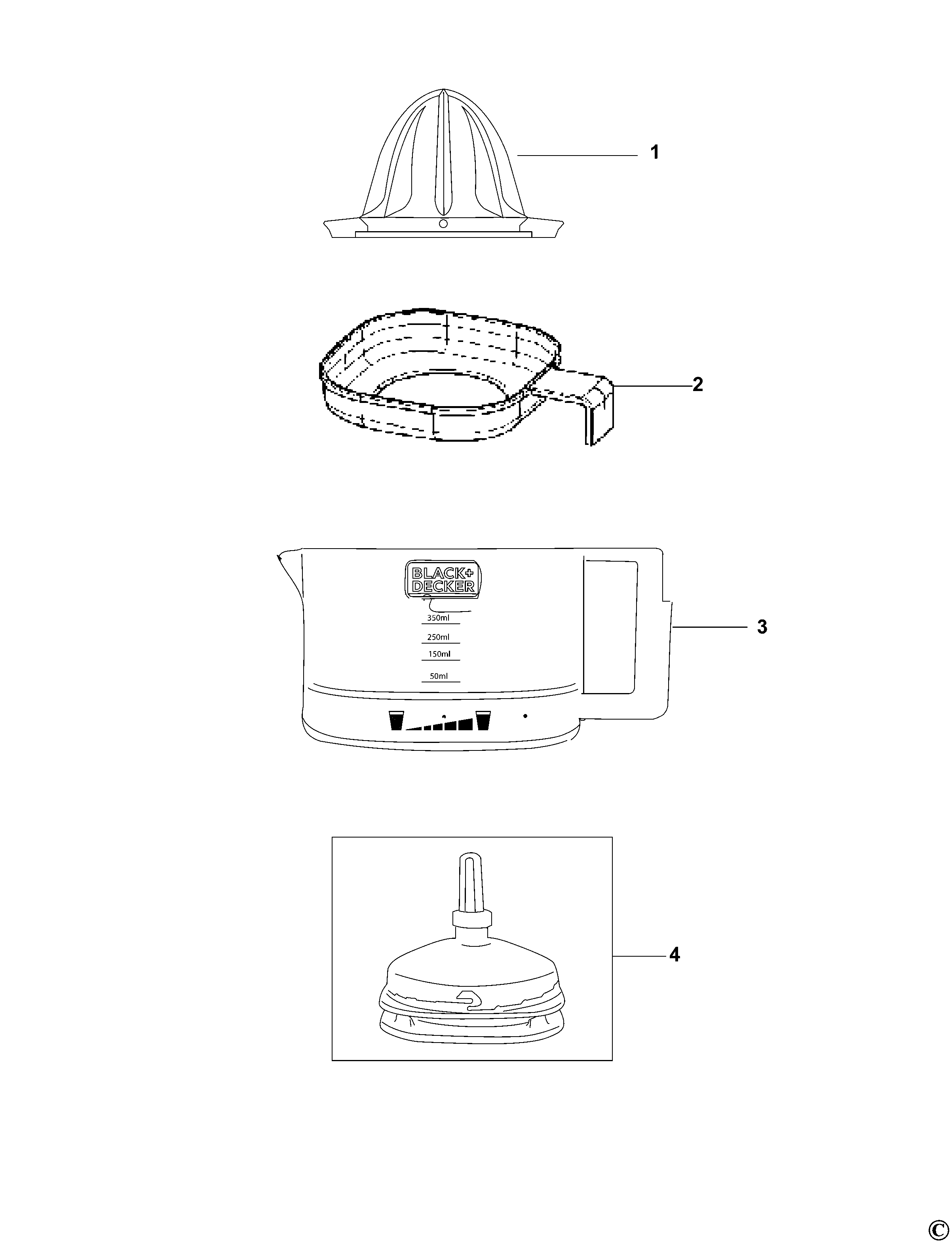 STORCATOR BLACK+DECKER BXCJ25E Type 1