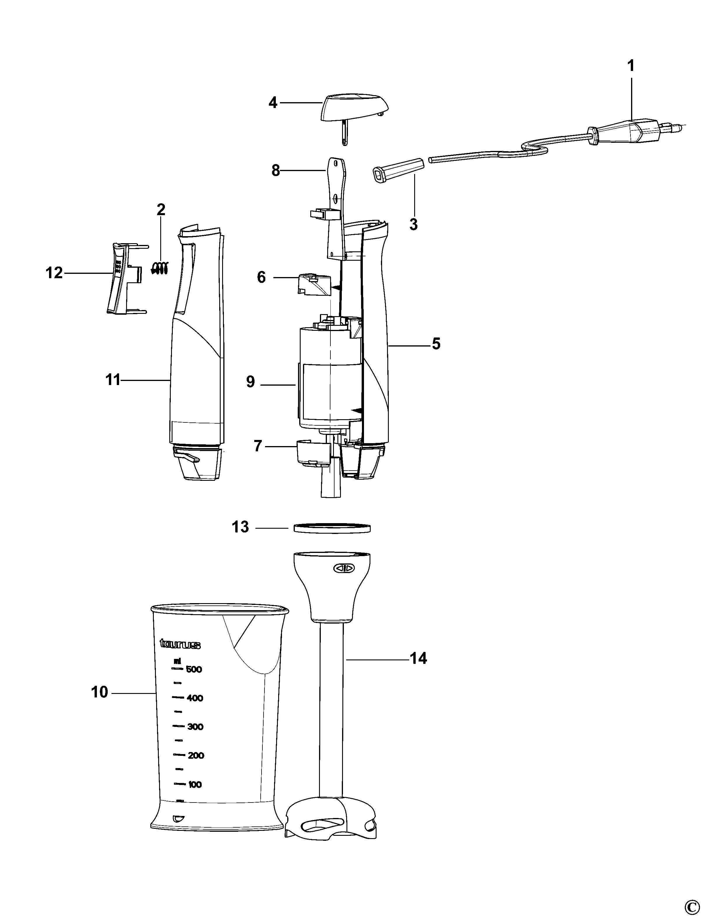 BLENDER BLACK+DECKER BXHB500E Type 1