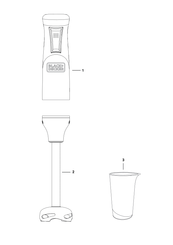 BLENDER BLACK+DECKER BXHB600E Type 1