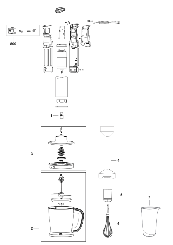 BLENDER BLACK+DECKER BXHBA1501E Type 1