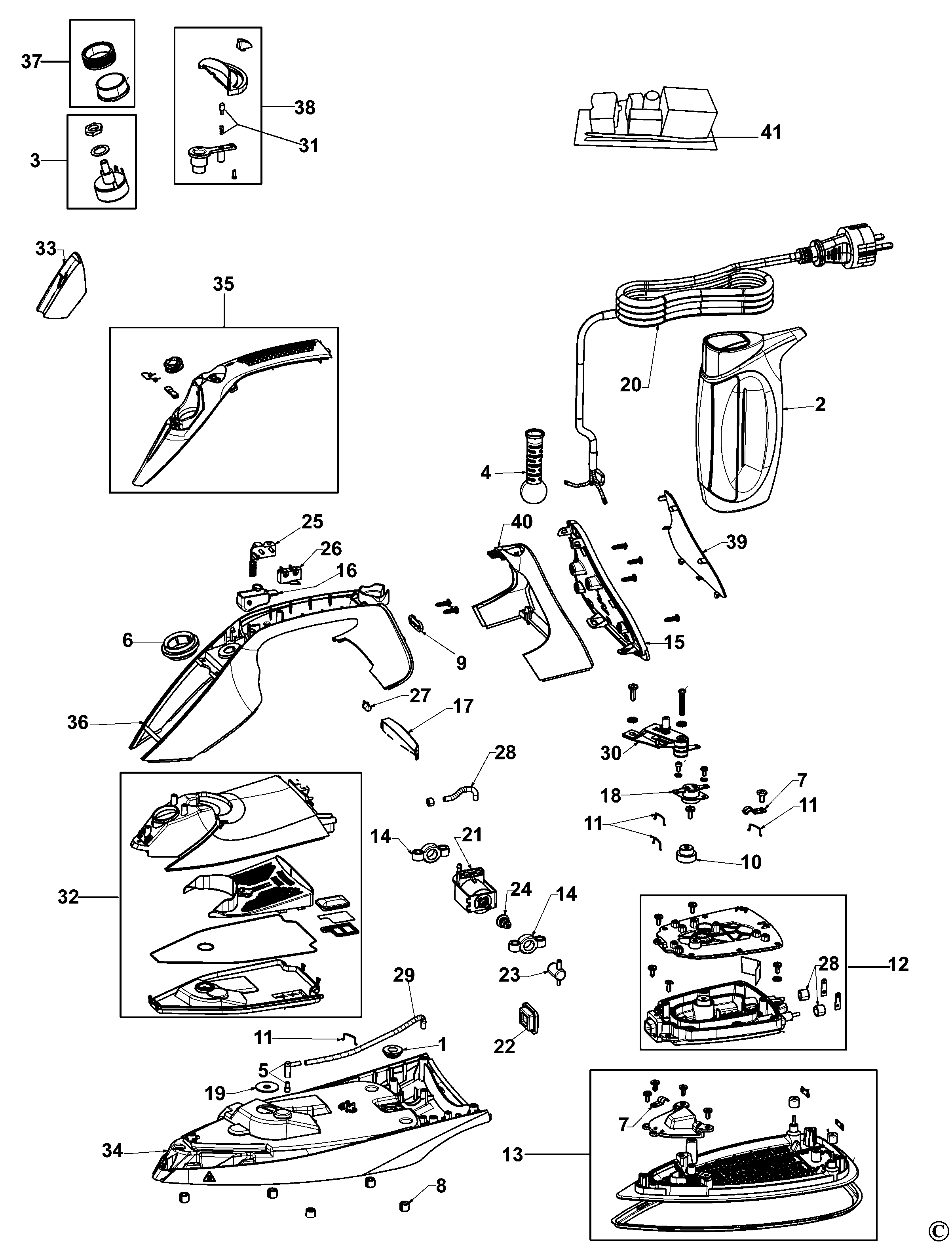FIER BLACK+DECKER BXIR2401E Type 1
