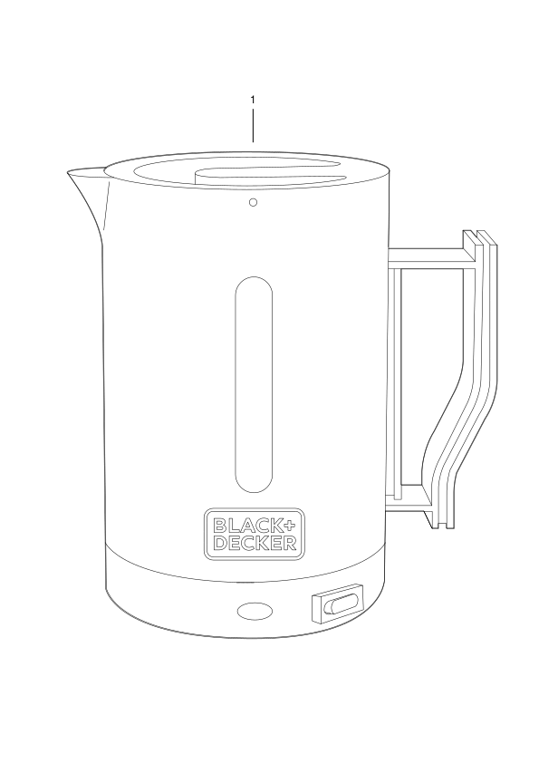 FIERBATOR BLACK+DECKER BXKE1000E Type 1