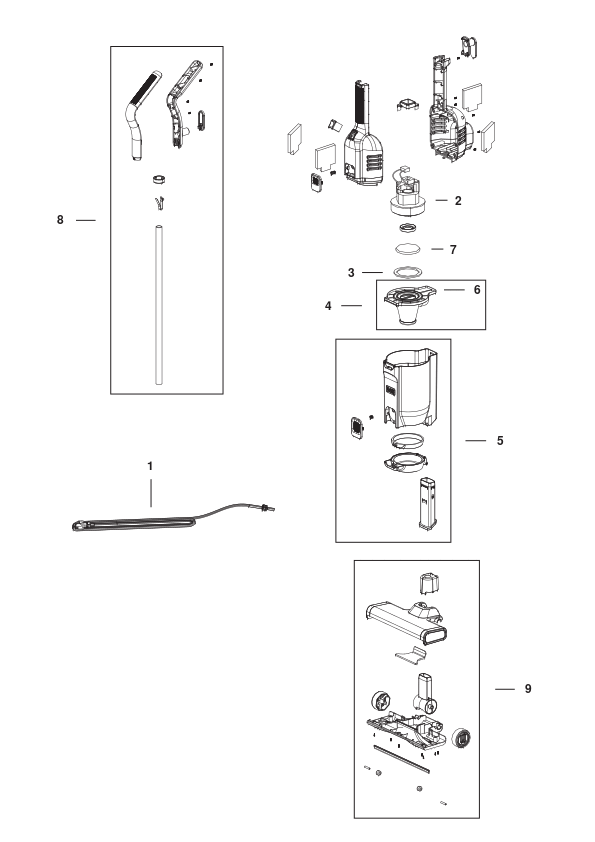ASPIRATOR BLACK+DECKER BXVMS601E Type 1