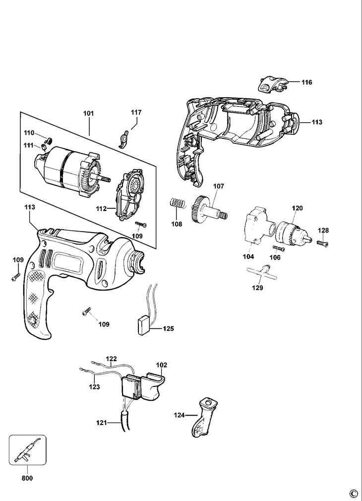 CD200   HAMMER DRILL  Type 2