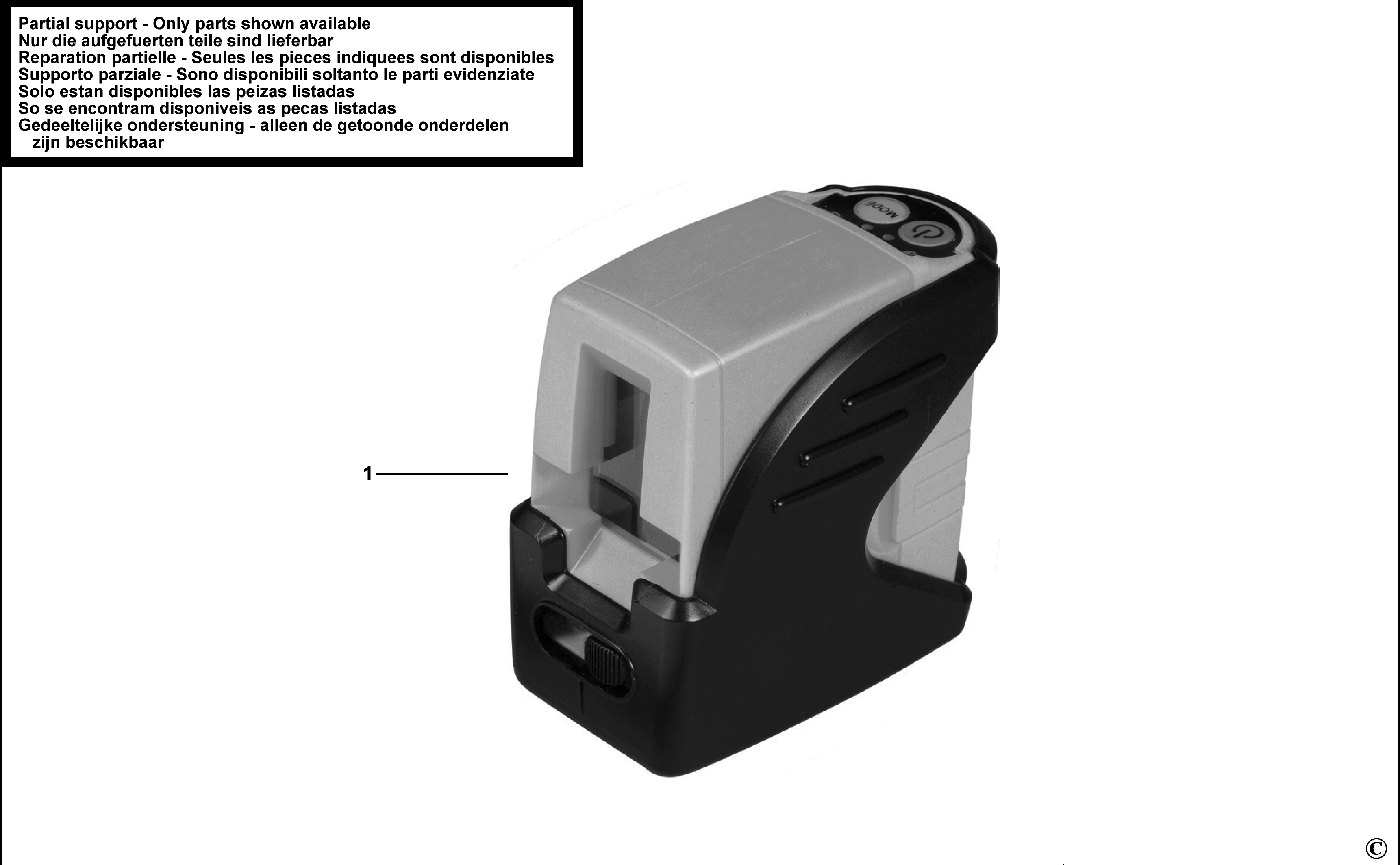 NIVELA CU LASER IN CRUCE STANLEY CLLI Type 1