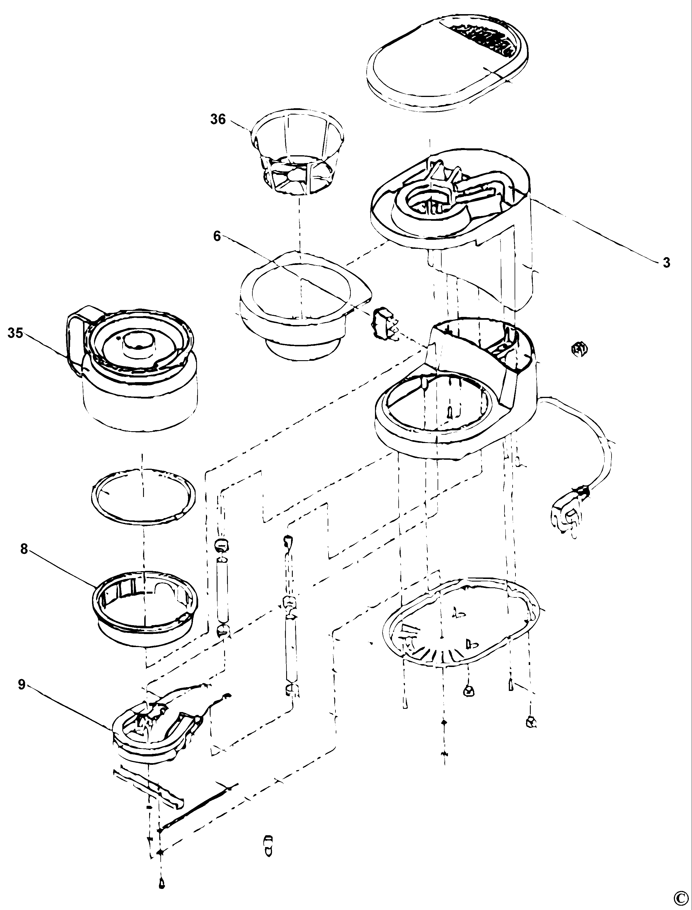 CAFETIERA BLACK+DECKER CM45 Type 1