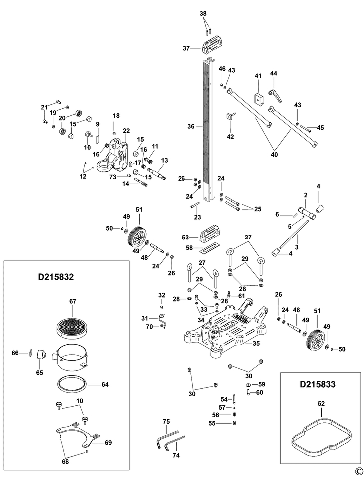 D215831   DRILL STAND  Type 1