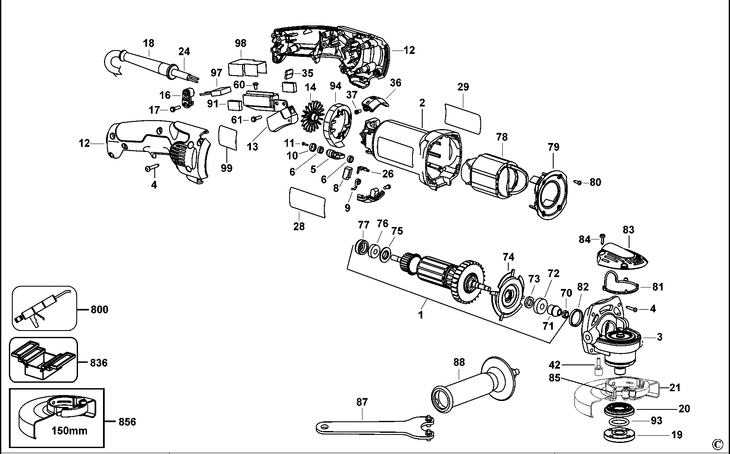 D28065  SMALL ANGLE GRINDER  Type 3