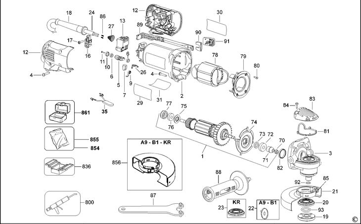 D28111   SMALL ANGLE GRINDER  Type 2