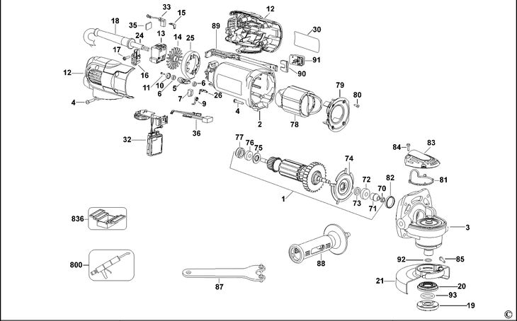 D28116   SMALL ANGLE GRINDER  Type 2