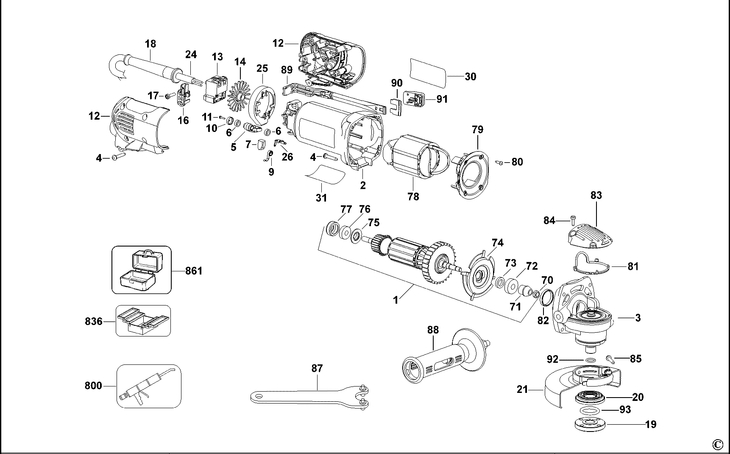 D28134  SMALL ANGLE GRINDER  Type 2