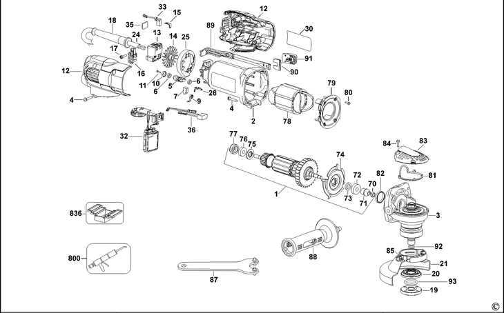 D28137  SMALL ANGLE GRINDER  Type 1