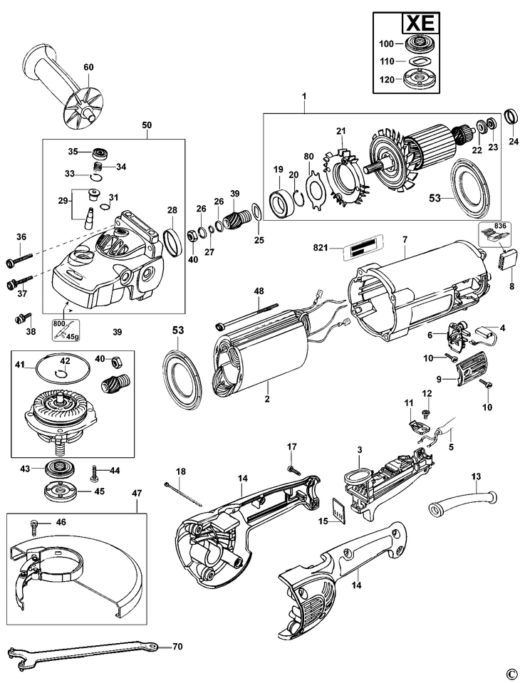 D28410  ANGLE GRINDER  Type 2