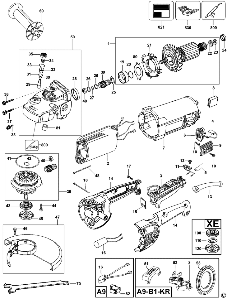 D28414  ANGLE GRINDER  Type 1