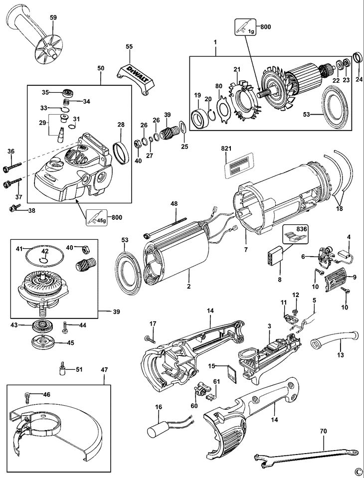D28432C   ANGLE GRINDER  Type 3