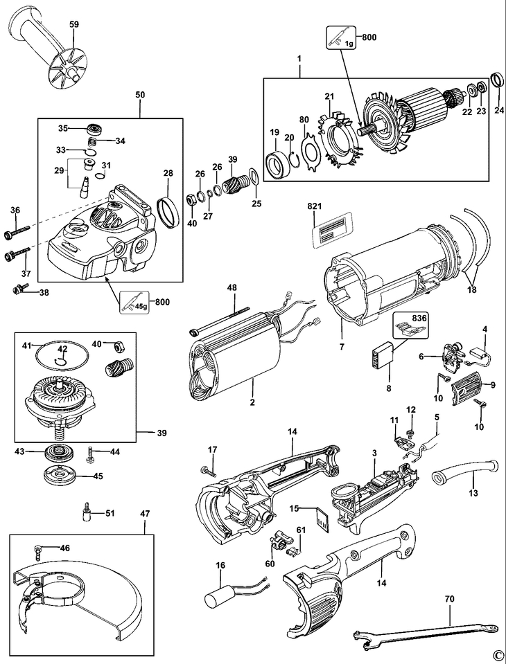D28750  ANGLE GRINDER  Type 4