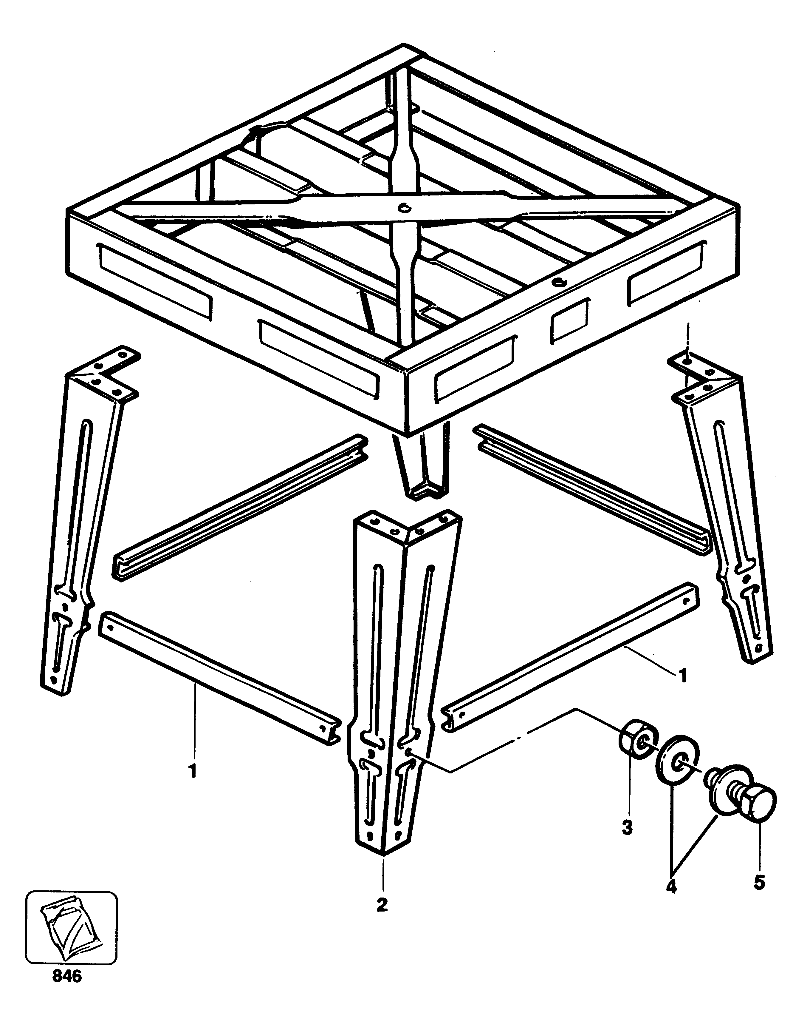 SUPORT DE PICIOARE DEWALT DA2591 Type 1