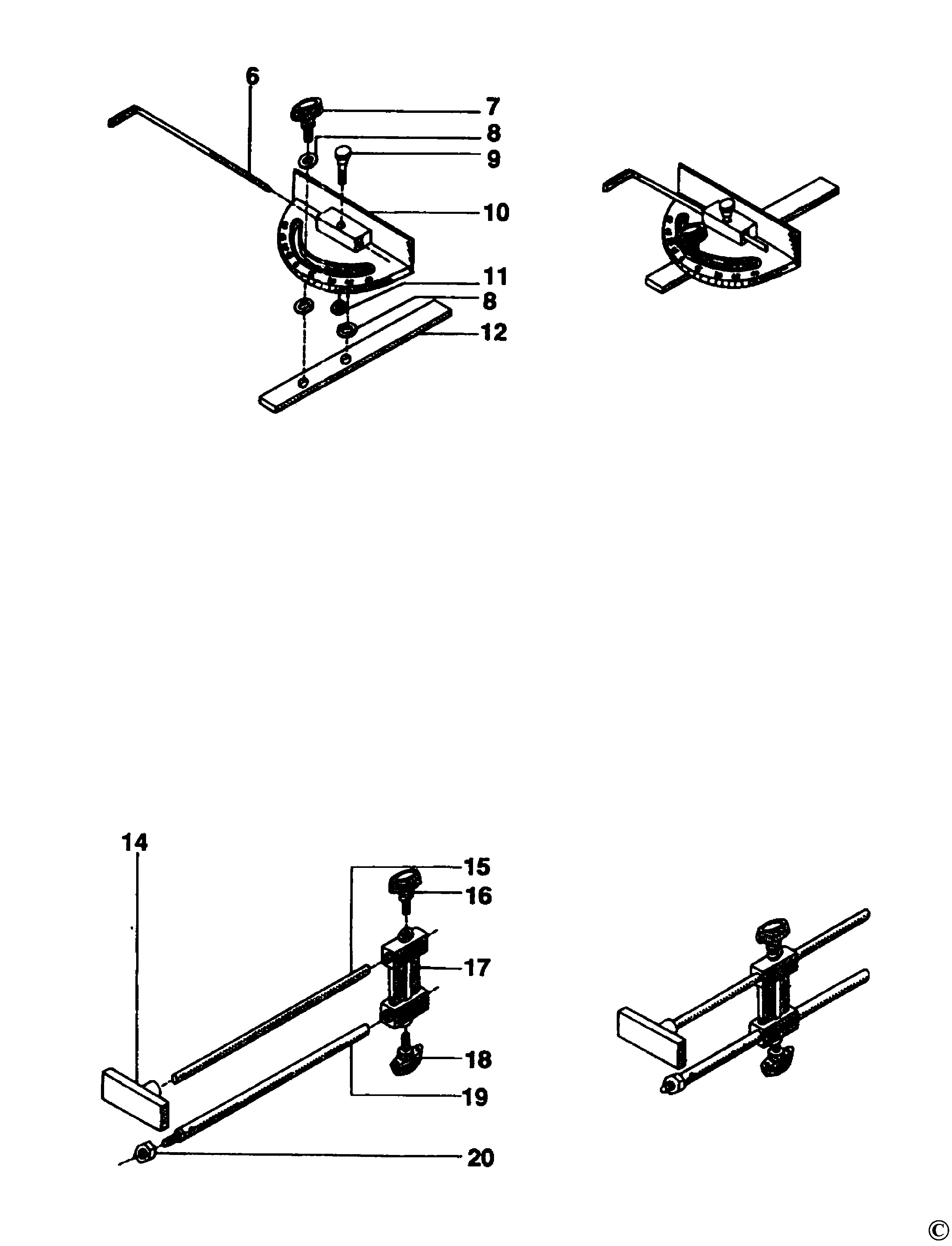 CALIBRU DE TAIAT DEWALT DA862 Type 1