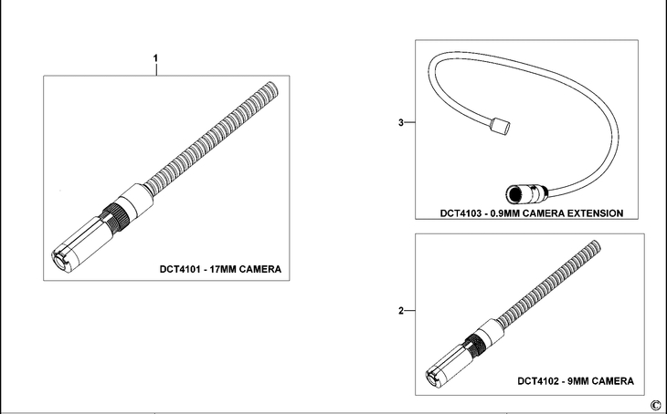 DCT4103  INSPECTION CAMERA  Type 1