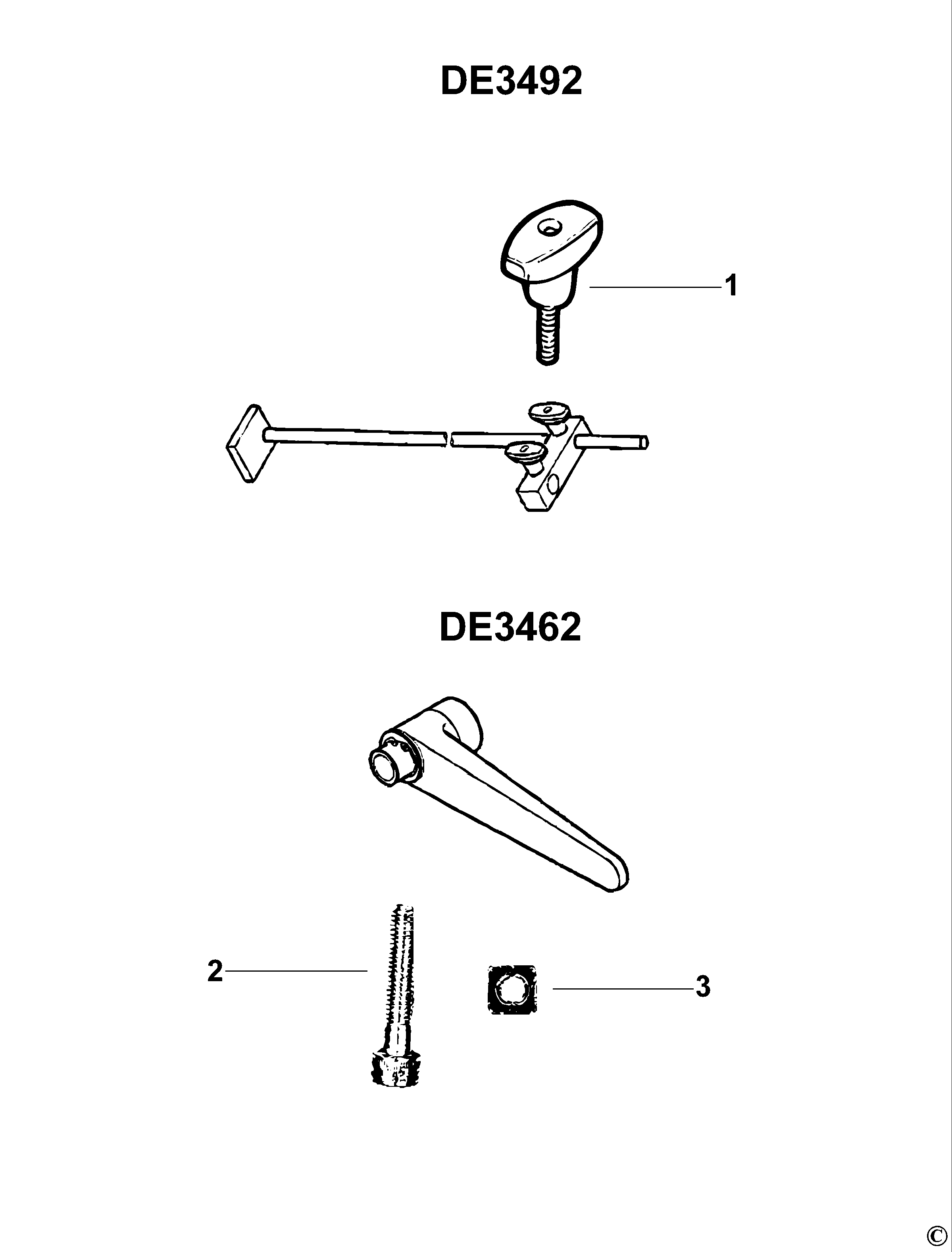ACCESORII DEWALT DE3492 Type 1