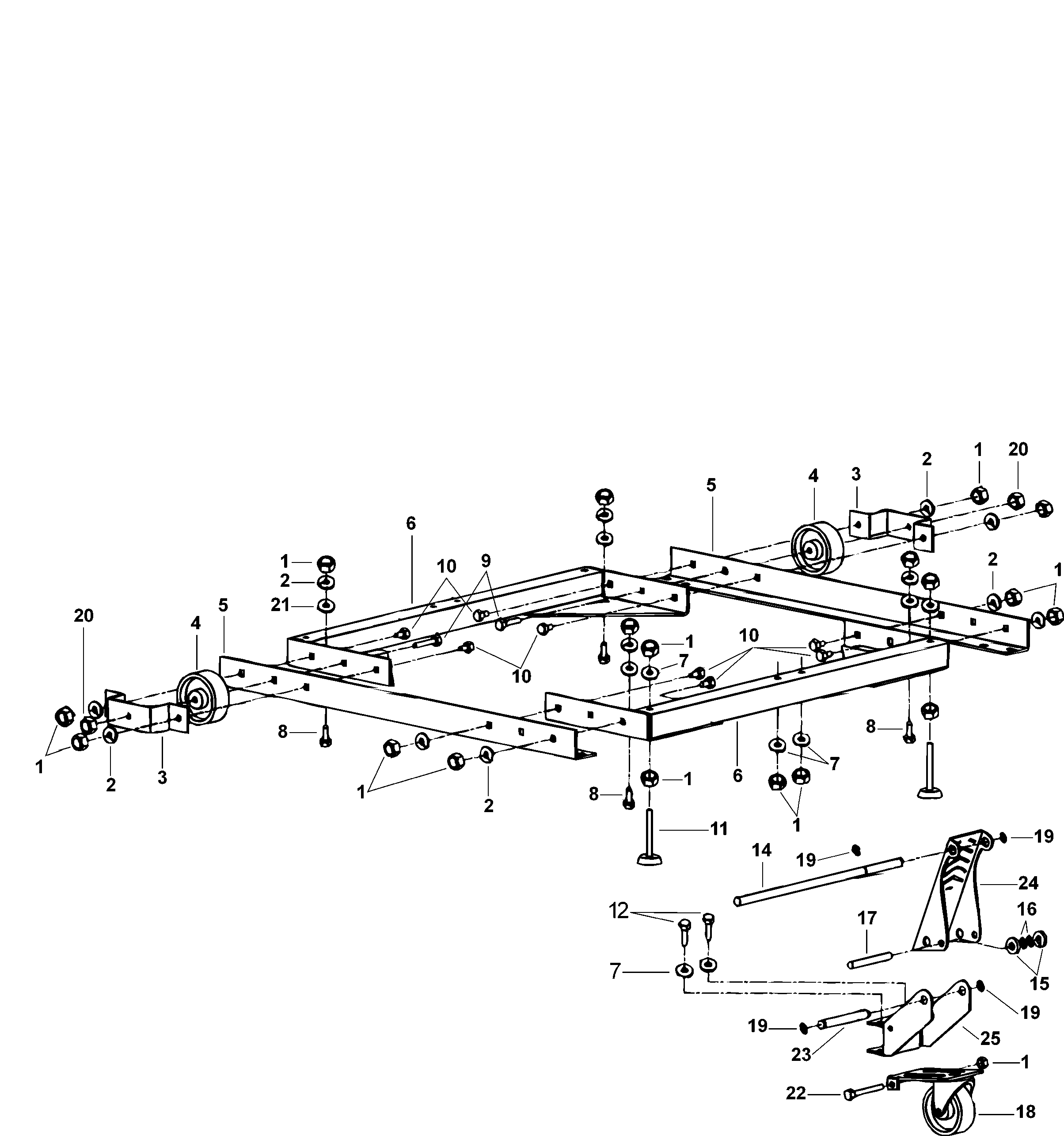 BAZA DEWALT DE7460 Type 1