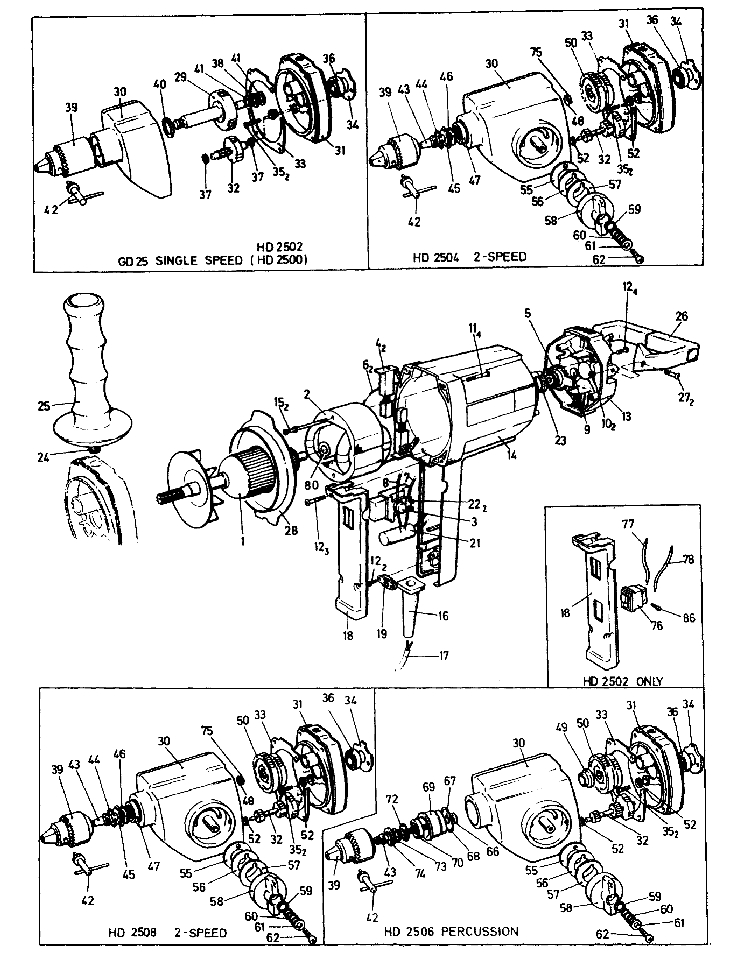 DRILLS----B  DRILL  Type 1