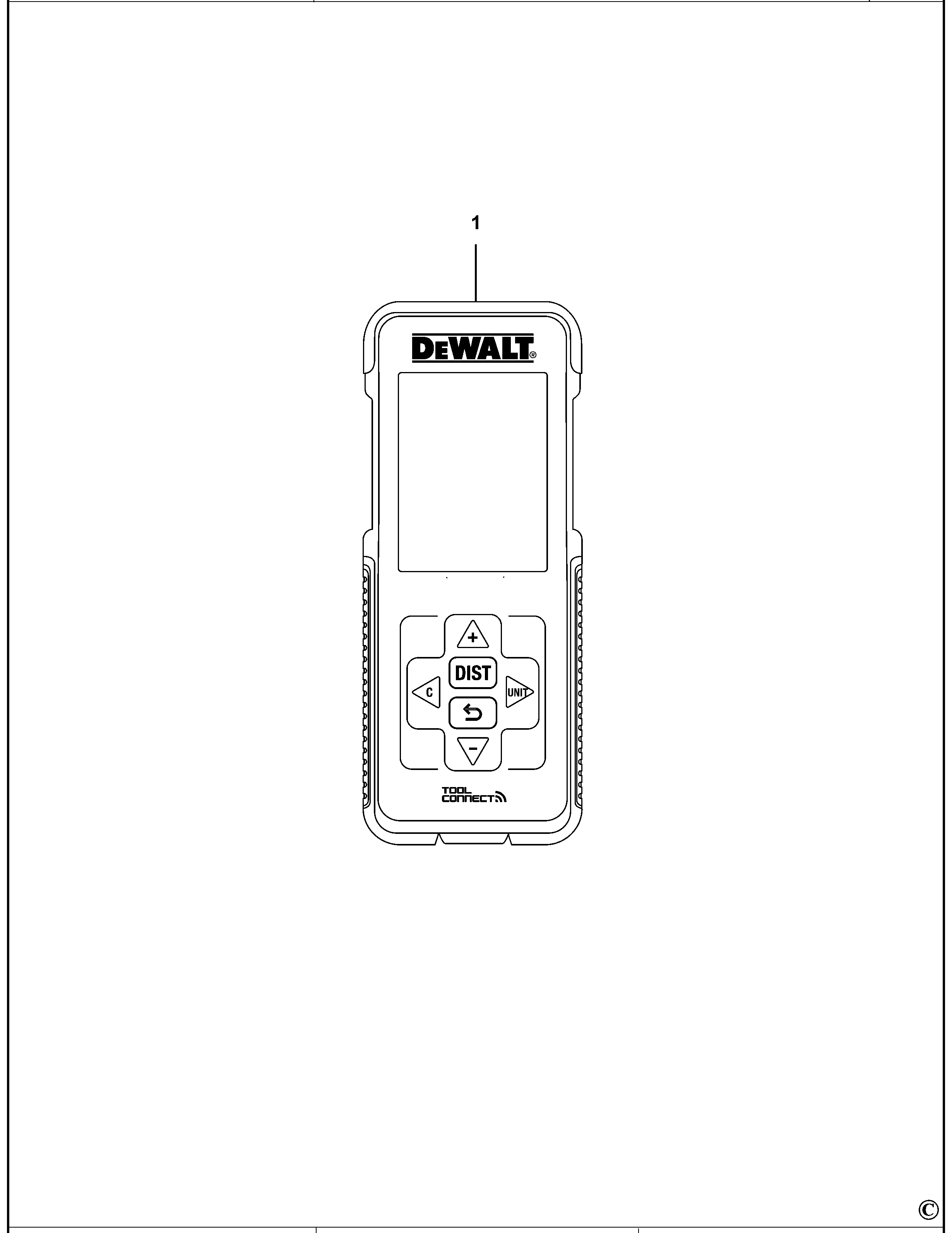 TELEMETRU CU LASER DEWALT DW03050 Type BLUETOOTH