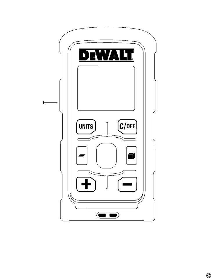 DW040P  SONIC DISTANCE MEASURE  Type 1