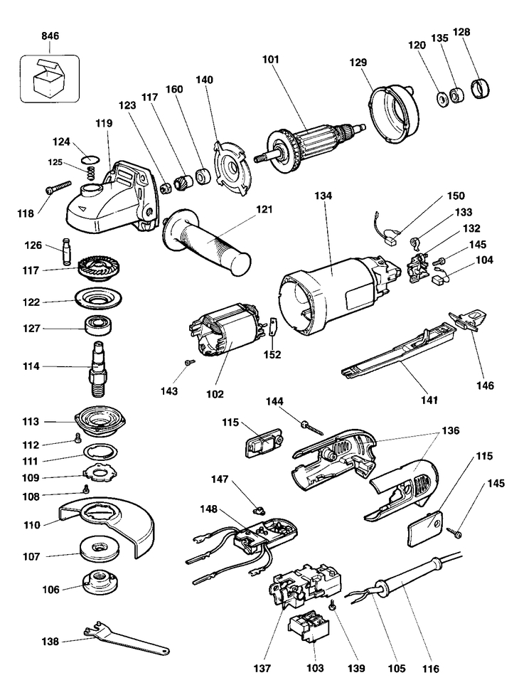 DW451   ANGLE GRINDER  Type 1