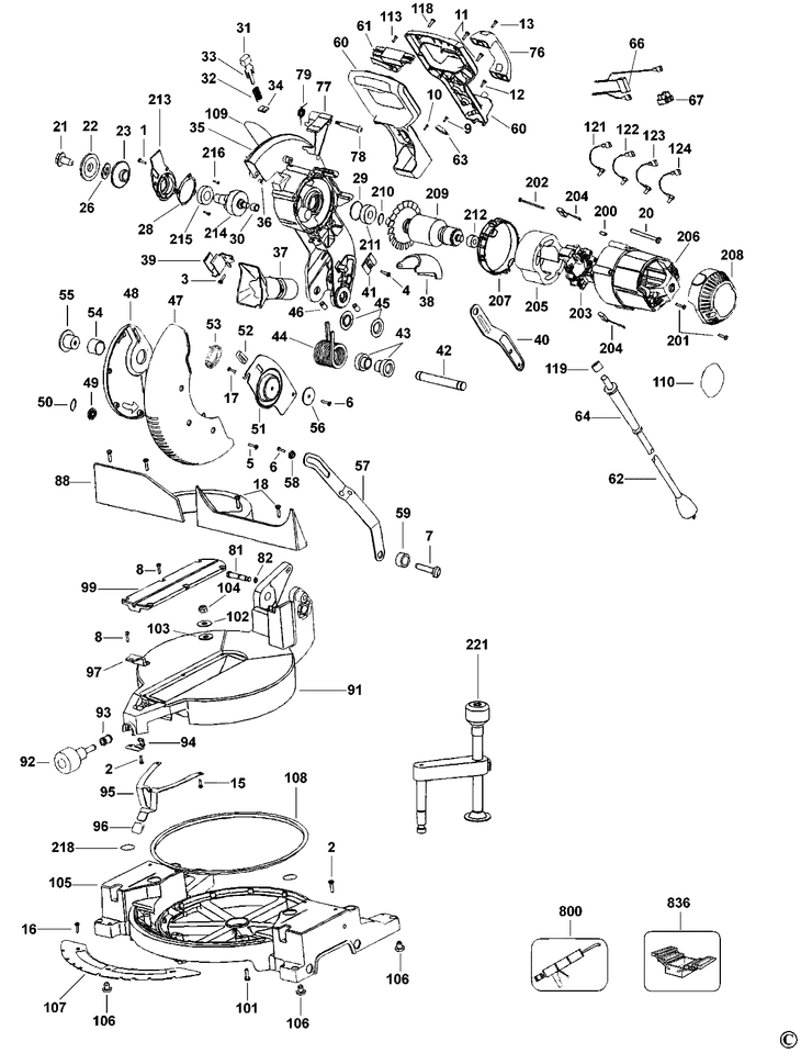 DW702  MITRE SAW  Type 1