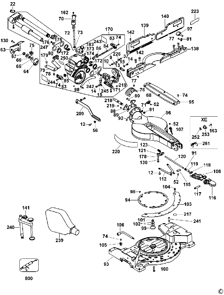 DW717  MITRE SAW  Type 1