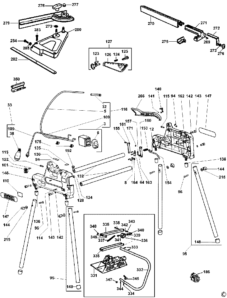 DW743N  COMBINATION SAW  Type 1