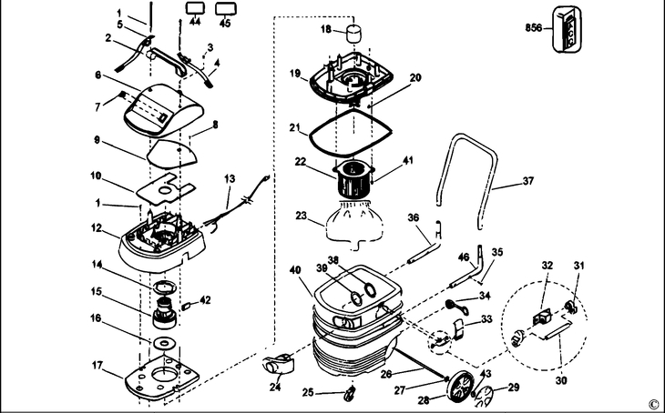 DW792  Wet & Dry Vacuum  Type 1