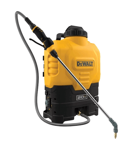 4 GAL. CORDLESS BACKPACK SPRAYER DEWALT DXSP190681 Type 0