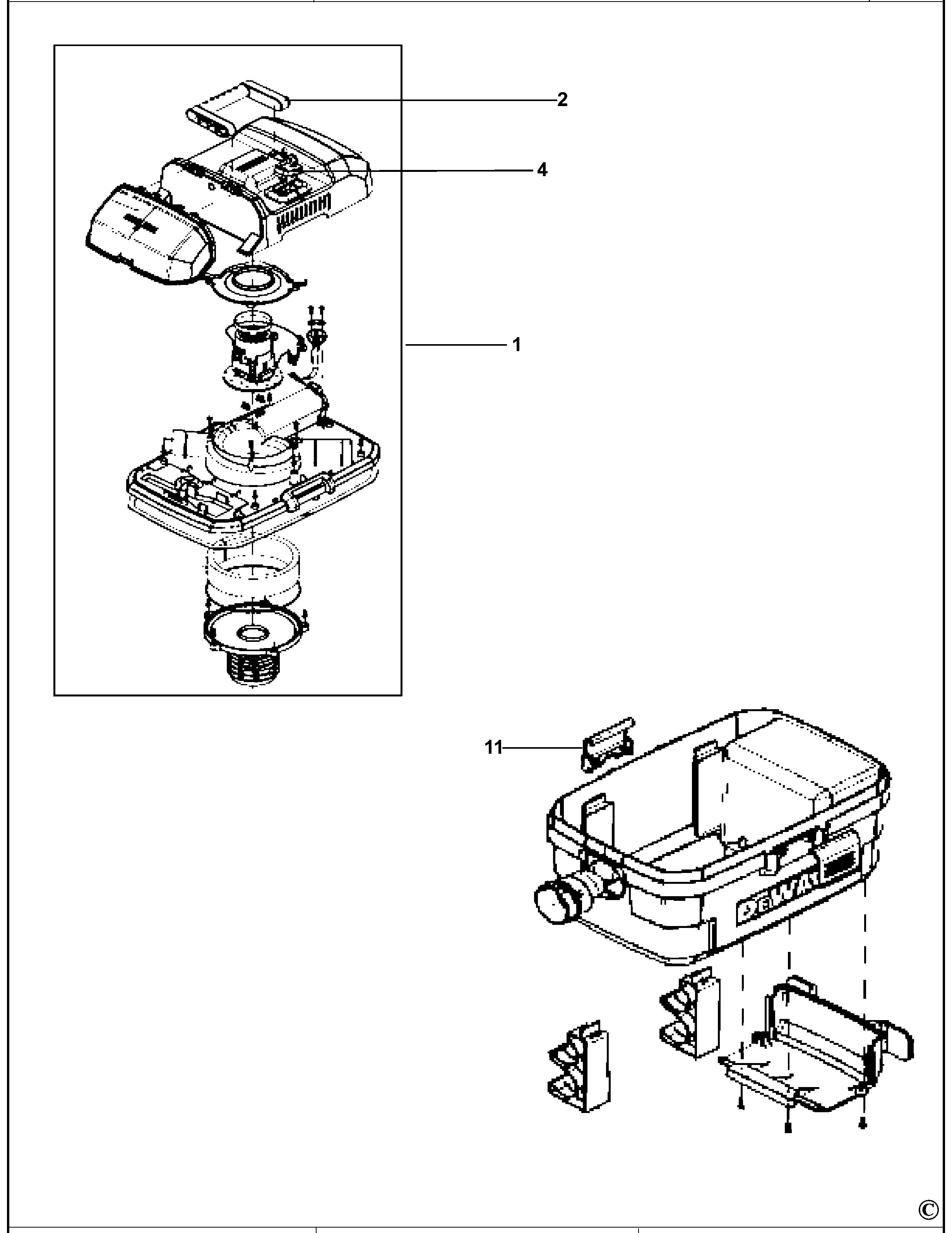 ASPIRATOR DEWALT DXV15T Type 1