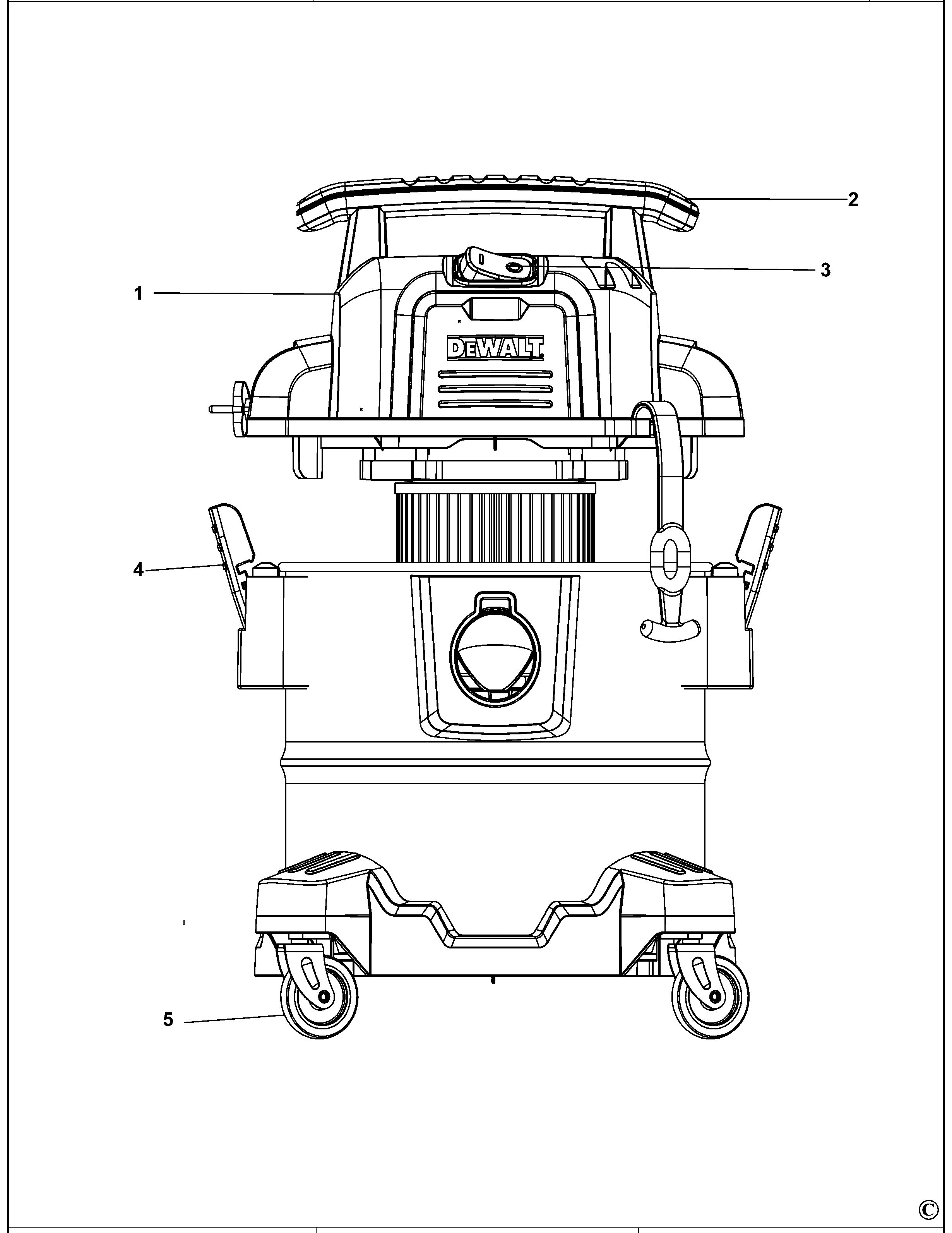 ASPIRAT UMED USCAT DEWALT DXV20PA Type 1